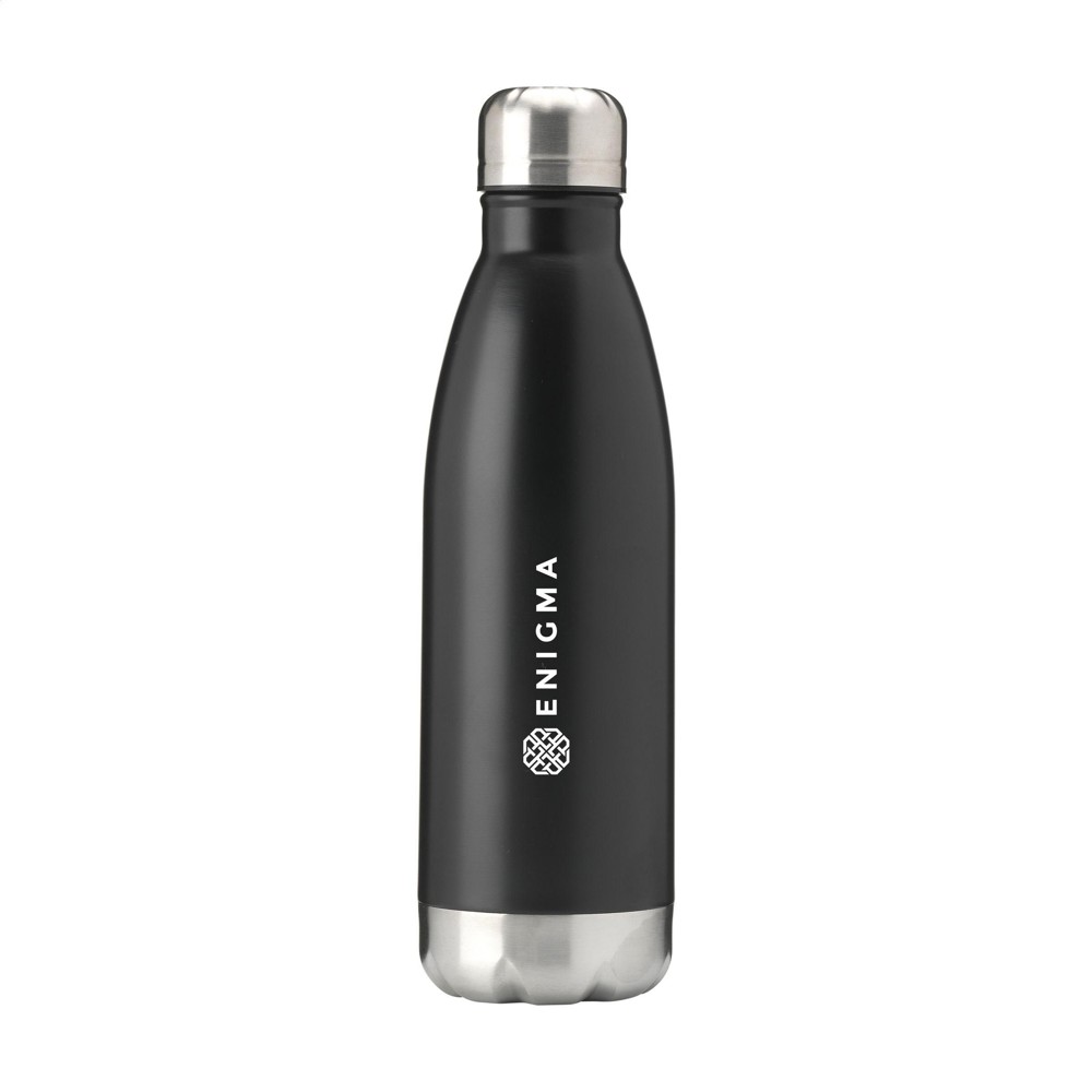 Topflask 500 ml drinkfles - zwart (± PMS Black)
