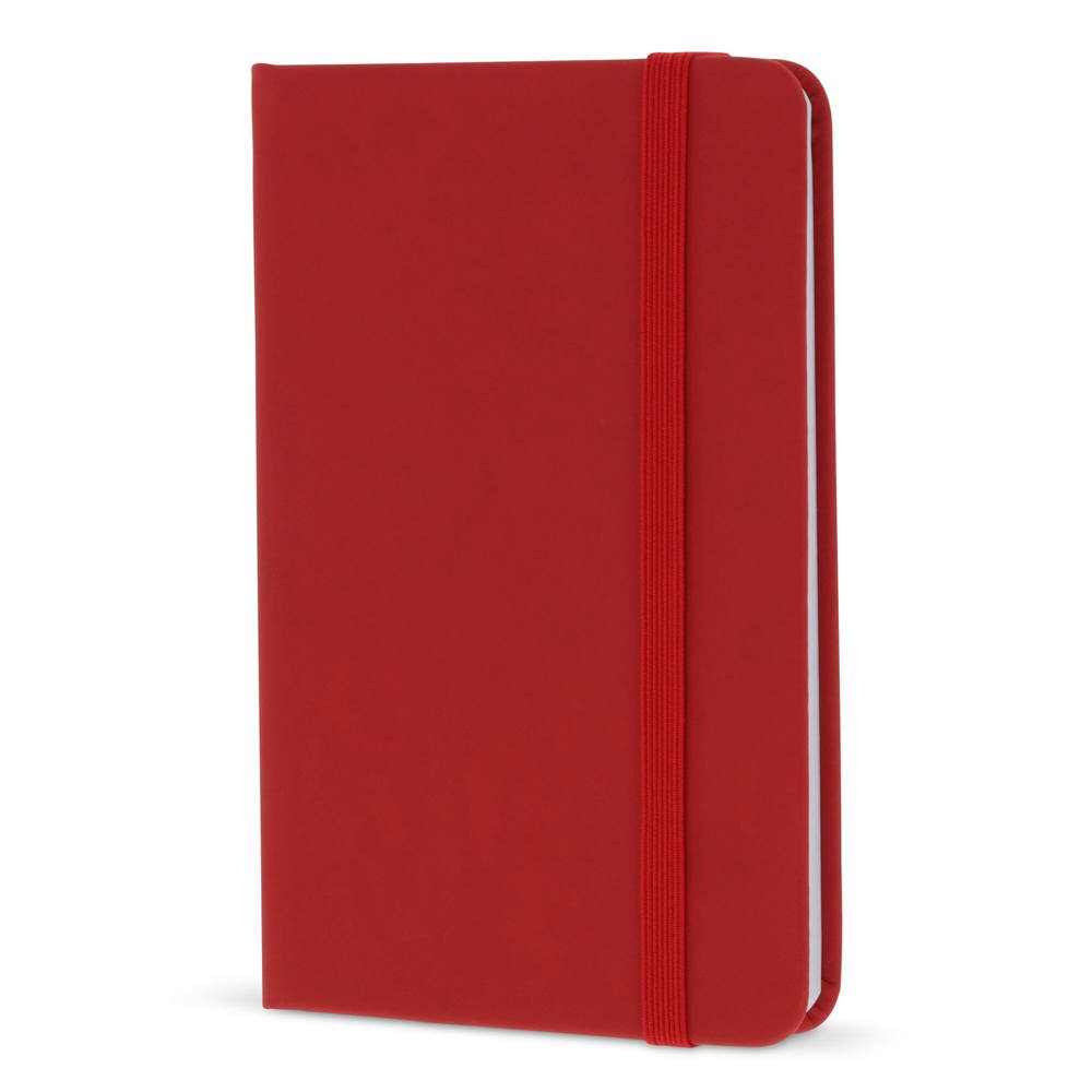 A6-notitieboek van PU - rood