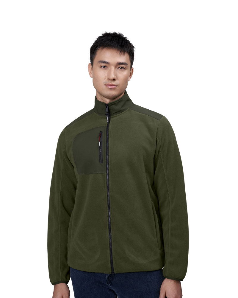Bonded fleece jas