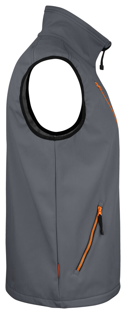 Jobman - 7502 Softshell Vest Donkergrijs S