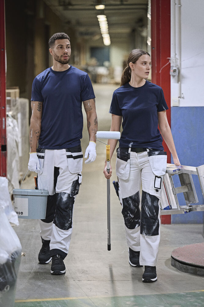 Jobman - 2129 Painters' Trousers HP Wit/Zwart 146