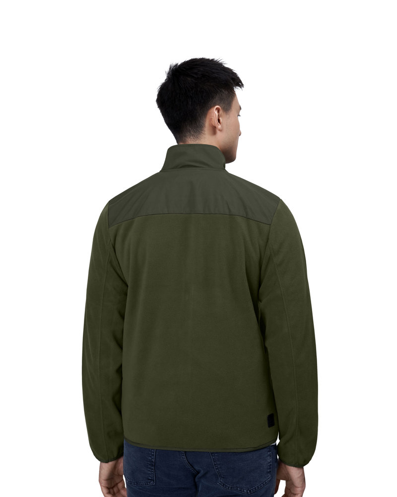 Bonded fleece jas