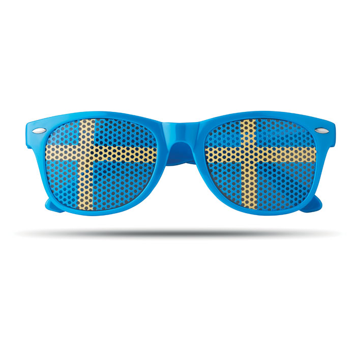 FLAG FUN - Zonnebril met vlag - blauw