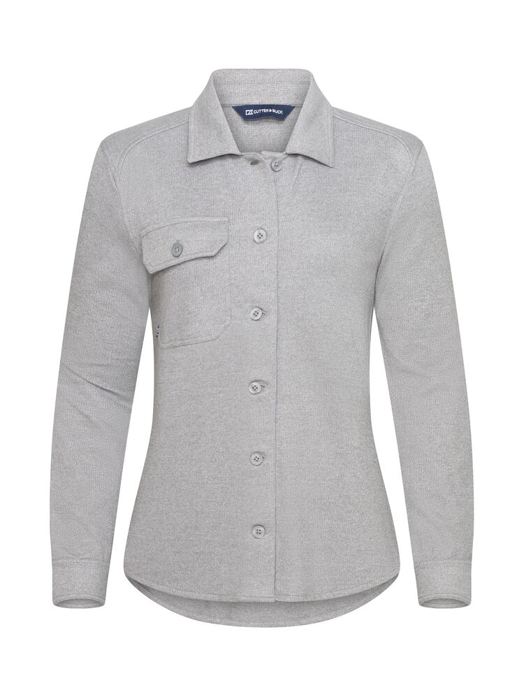Cutter & Buck - Advantage Leisure Shirt Dames - Grijs Mélange