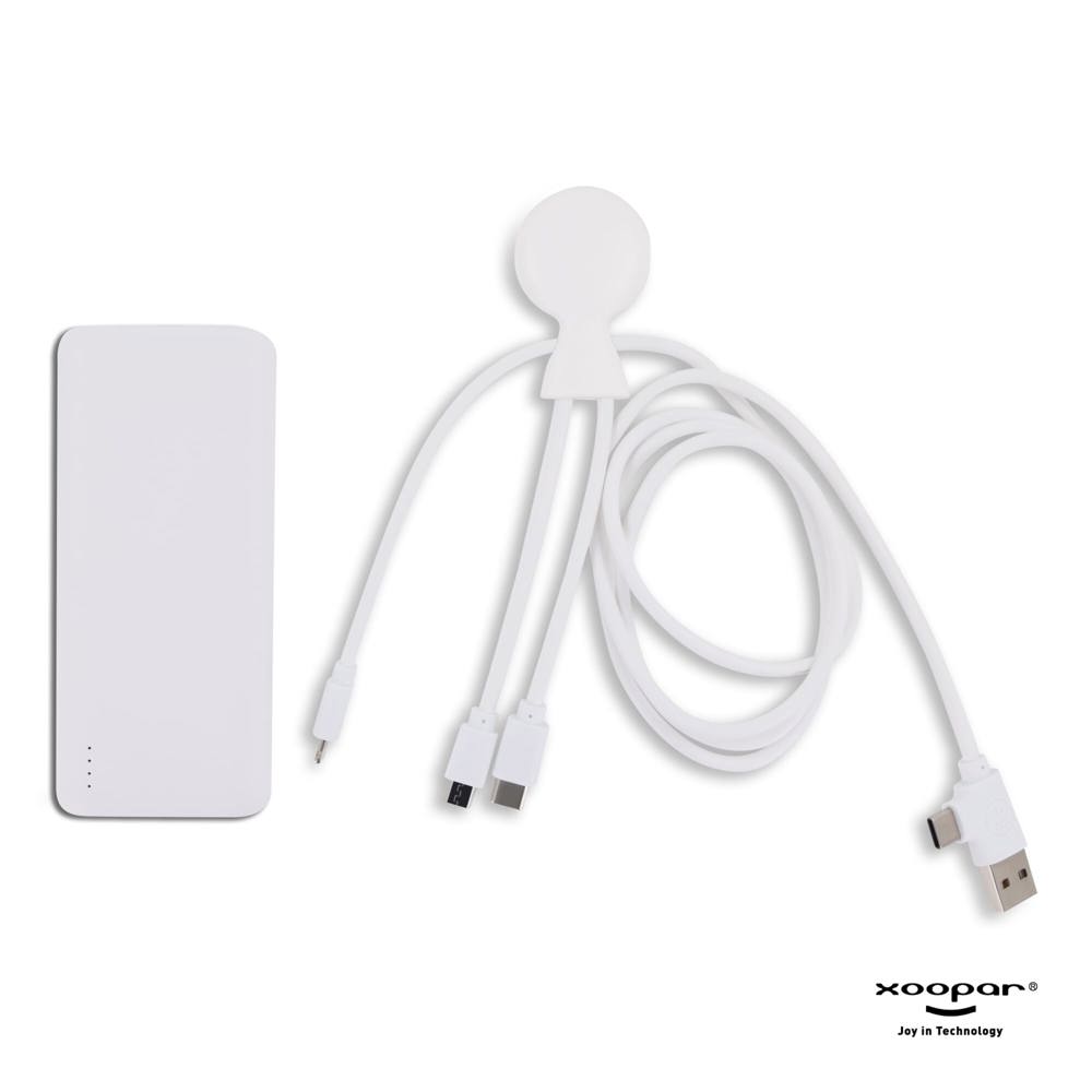 3199 | Xoopar Mr. Bio Powerbank and Cable pack 7000mAh
