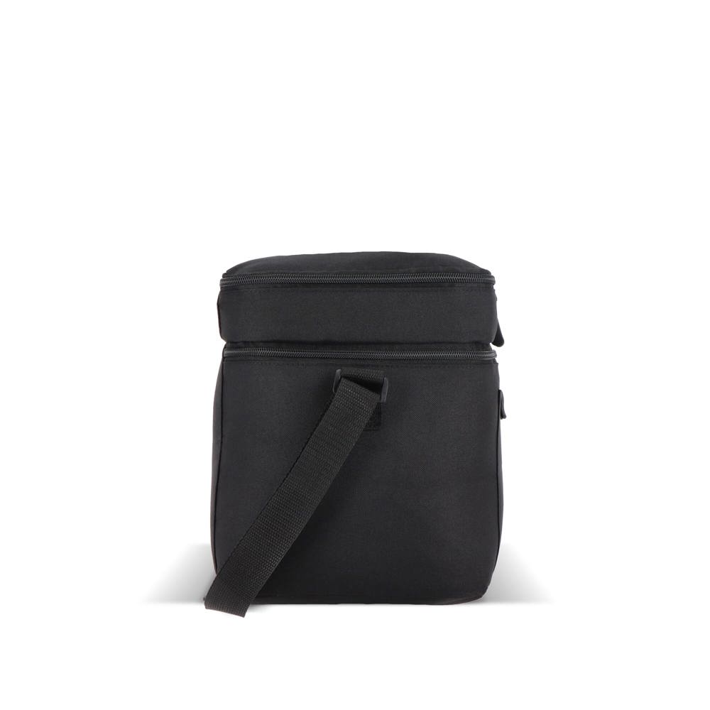 600D gerecycled PET koeltas met twee vakken 30 x 20 x 24 cm 12 L