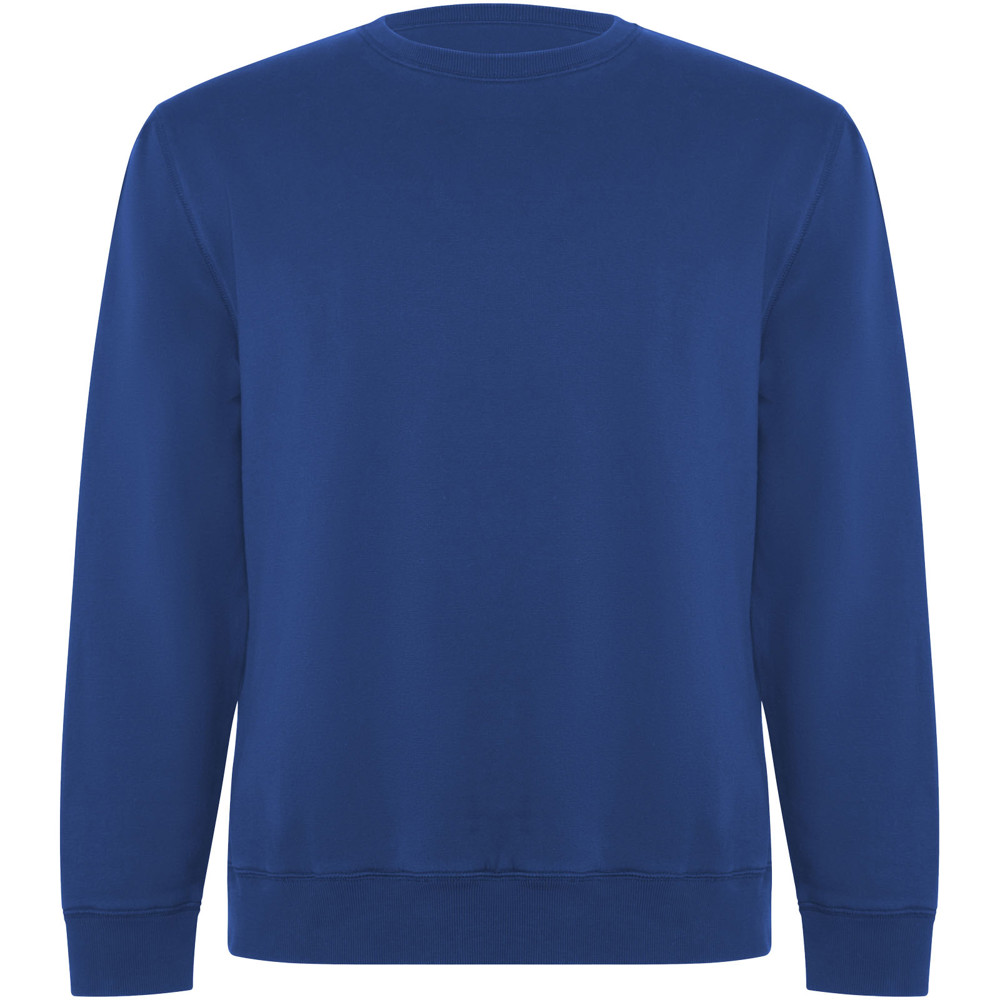 Batian 300 g/m² biologisch katoenen uniseks sweater met ronde hals - Koningsblauw