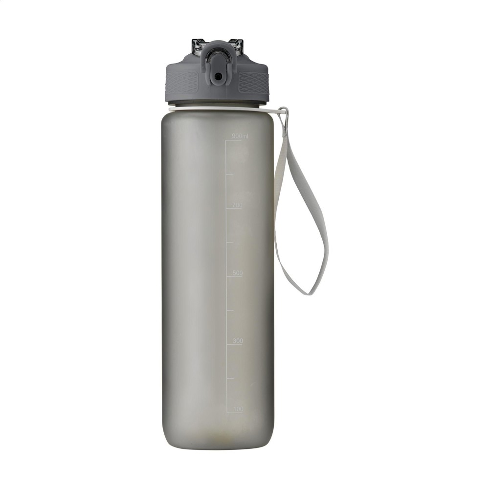 AquaSport RCS Recycled Water Bottle 1 L - grijs (± PMS Cool Gray 2C)