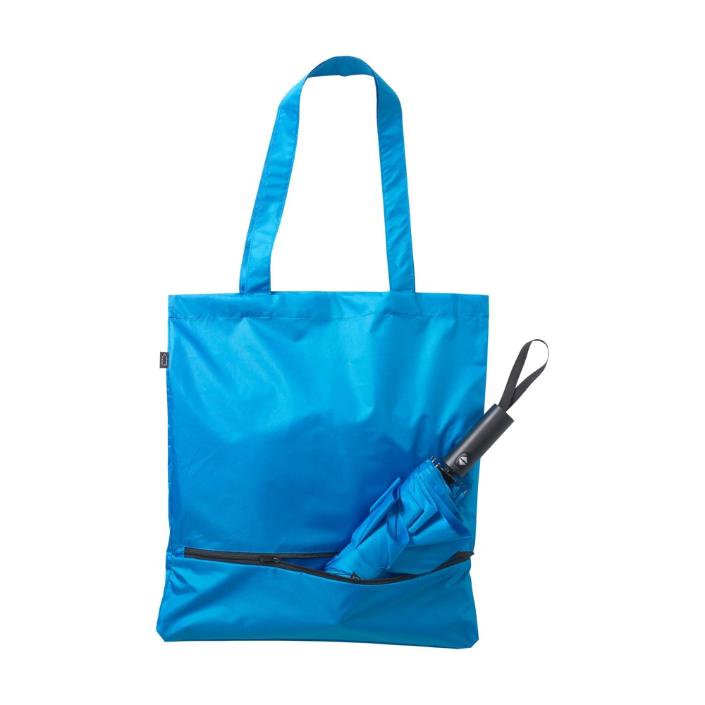 Nimbro RCS RPET opvouwbare paraplu 21 inch - Koningsblauw