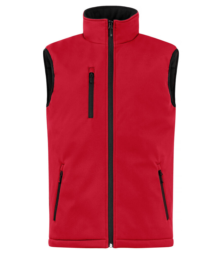 Clique - Padded Softshell Vest - rood