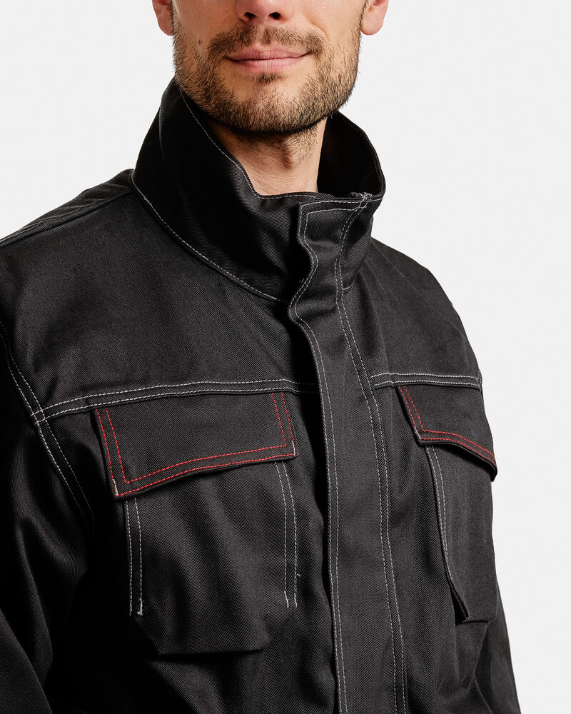 Jobman - 4037 Overall Flame Retardant zwart XS