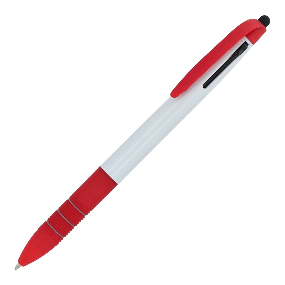 3-kleuren pen Berlijn - Wit / Rood