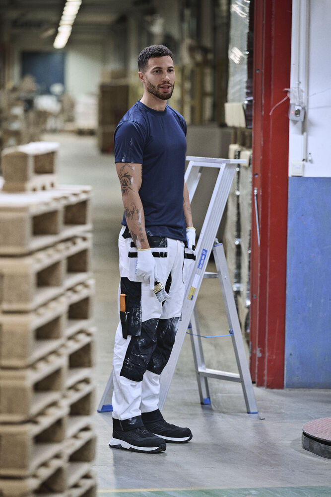Jobman - 2129 Painters' Trousers HP Wit/Zwart 146