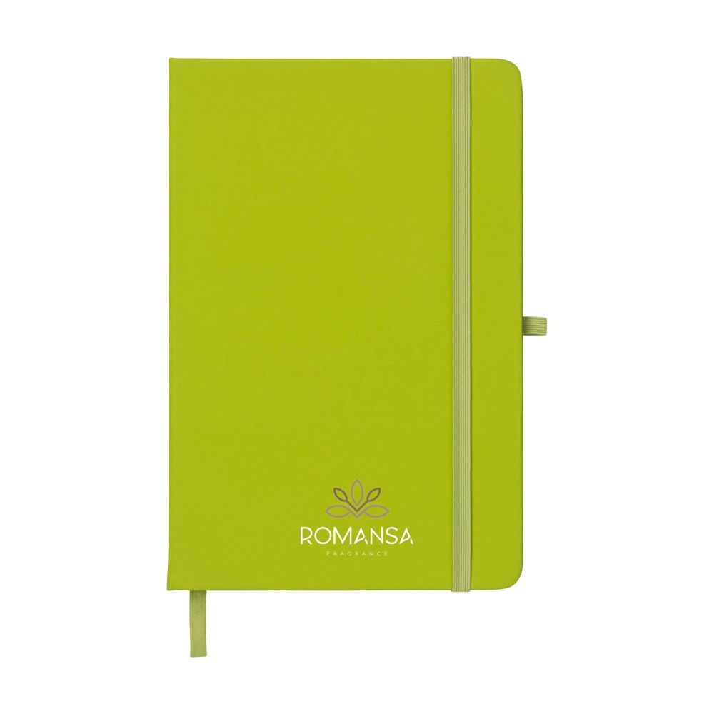 Porta RPET Notebook A5 notitieboek - appelgroen (± PMS 2305C)