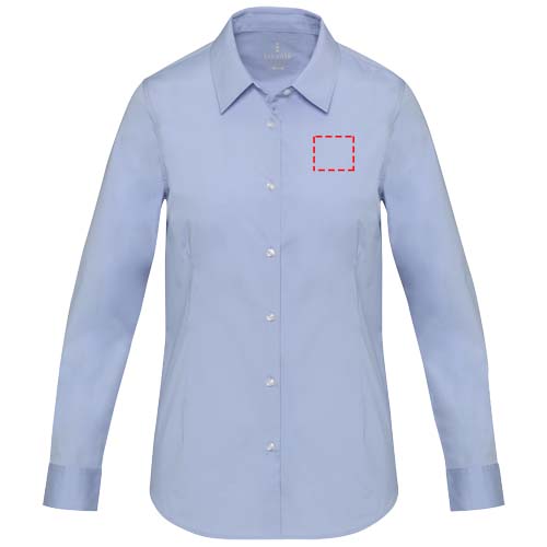 Carnelian 133 g/m² poplin damesshirt