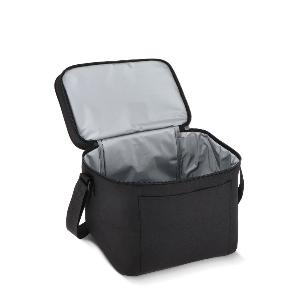 600D gerecycled PET koeltas met twee vakken 30 x 20 x 24 cm 12 L