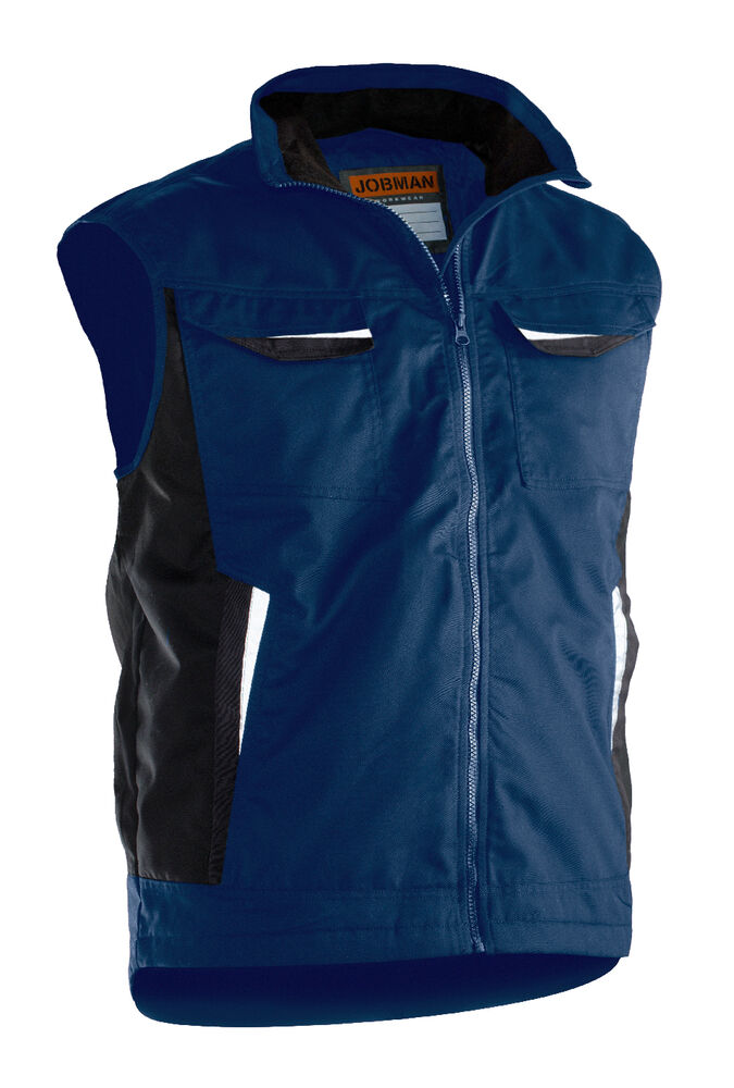 Jobman - 7517 Service Vest Lined Zwart XL
