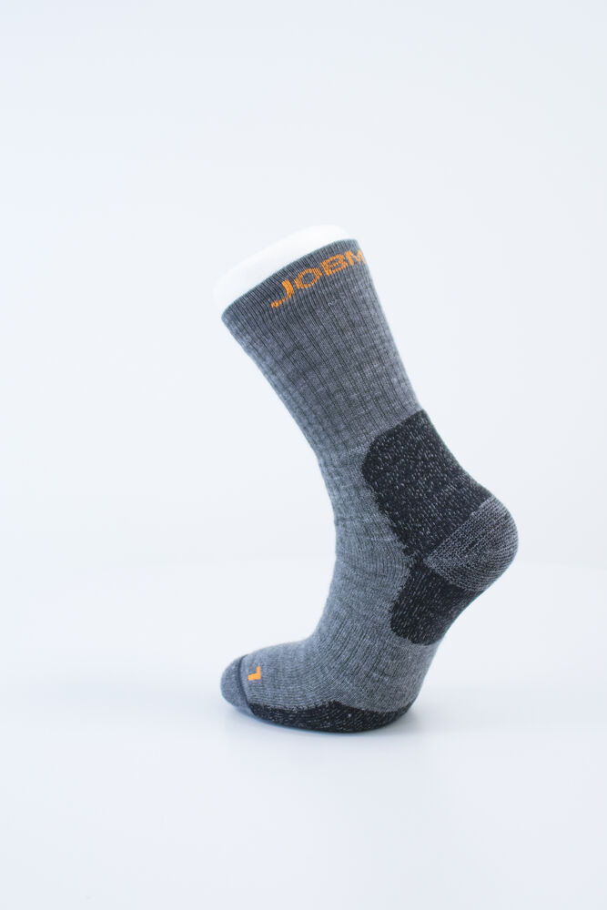 Jobman - 9598 Merino Sock Heavy Donkergrijs/Zwart 37