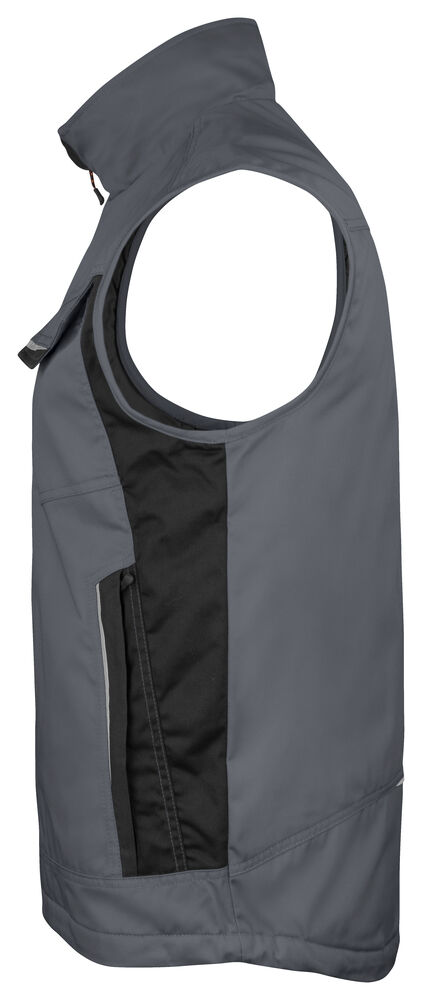 Jobman - 7517 Service Vest Lined Donkergrijs XXL