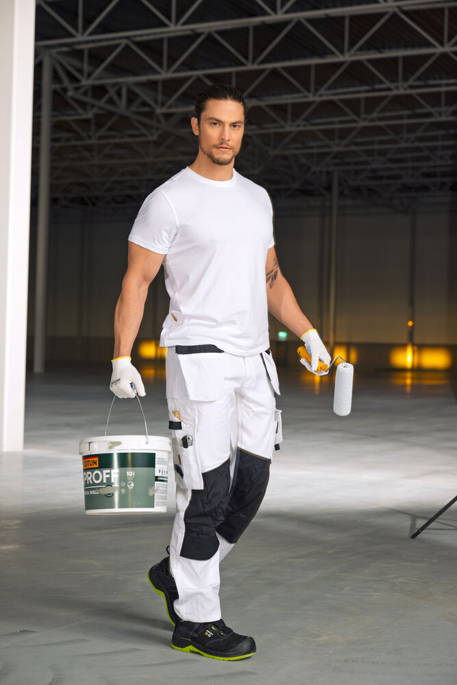 Jobman - 2129 Painters' Trousers HP Wit/Zwart 146