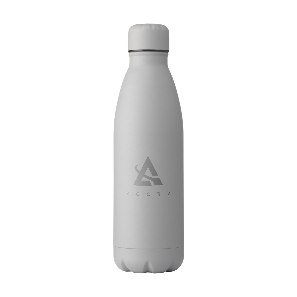 Topflask Premium RCS Recycled Steel 500 ml drinkfles - lichtgrijs (± PMS 429C)