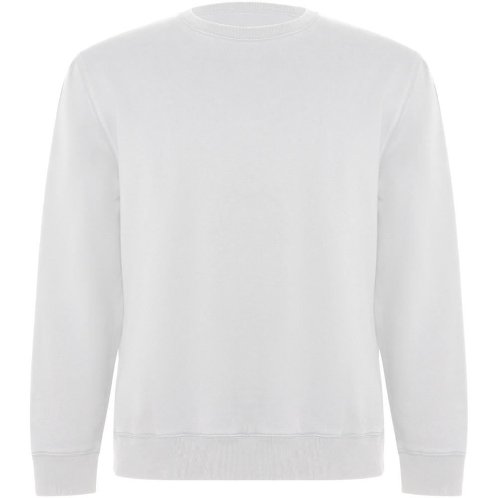 Batian 300 g/m² biologisch katoenen uniseks sweater met ronde hals - Wit