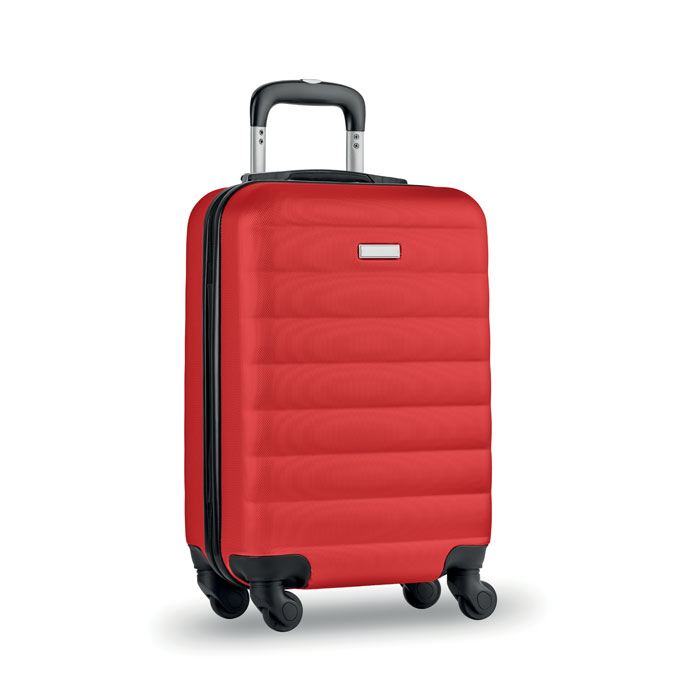 BUDAPEST - ABS trolley, 20 inch - rood