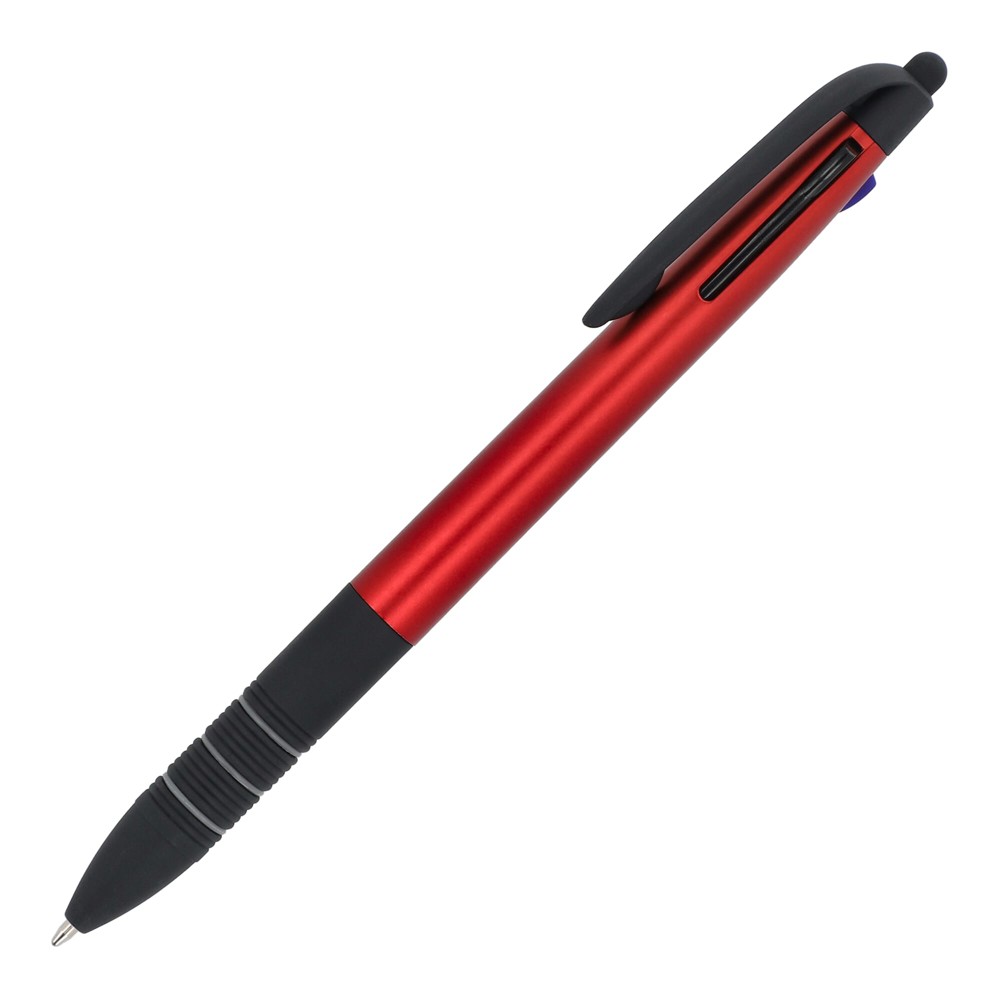 3-kleurenpen Elegant - rood