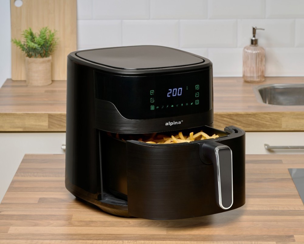 ALPINA Air Fryer 6L 1600W- Zwart