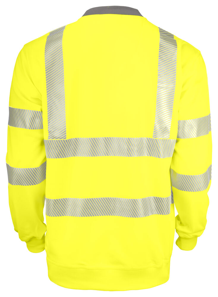 Jobman - 5123 Hi-Vis Sweatshirt Geel S