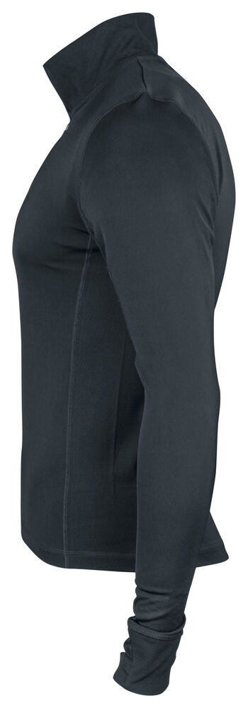 Jobman - 5542 Underwear Sweater Poloneck Zwart M