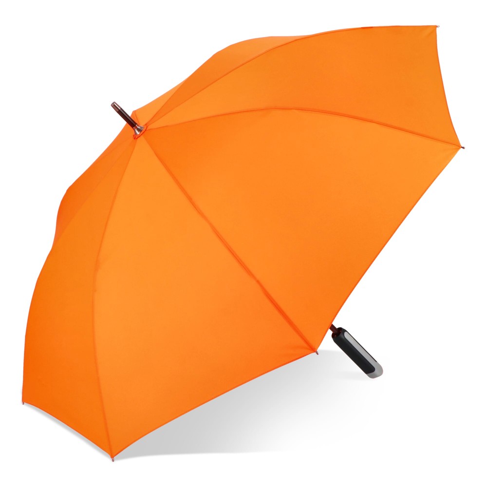 Emerantia 190T Pongee 23" Stokparaplu Auto open - oranje