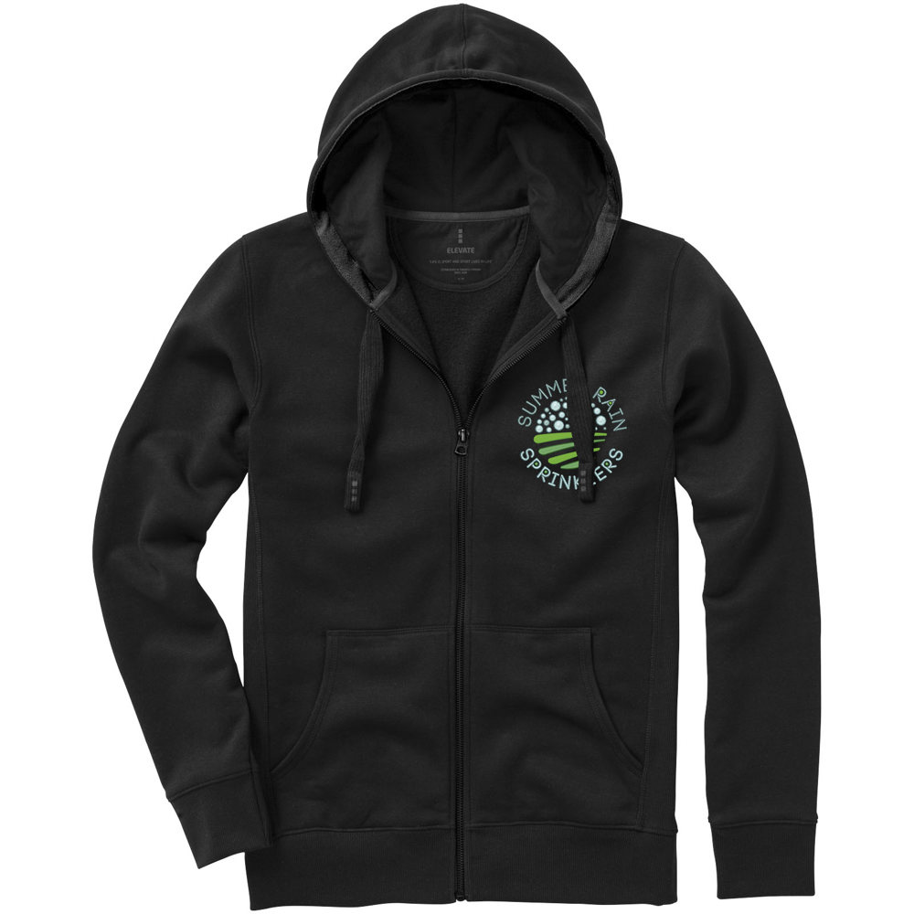 Arora 300 g/m² unisex hoodie met ritssluiting