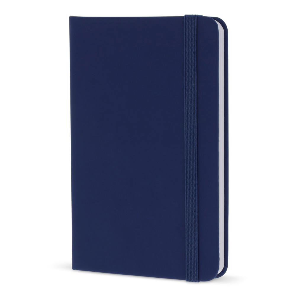 A6-notitieboek van PU - donkerblauw
