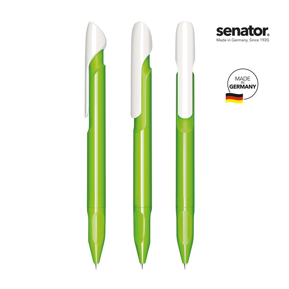 senator® Evoxx Polished Recycled Druckkugelschreiber - lime green