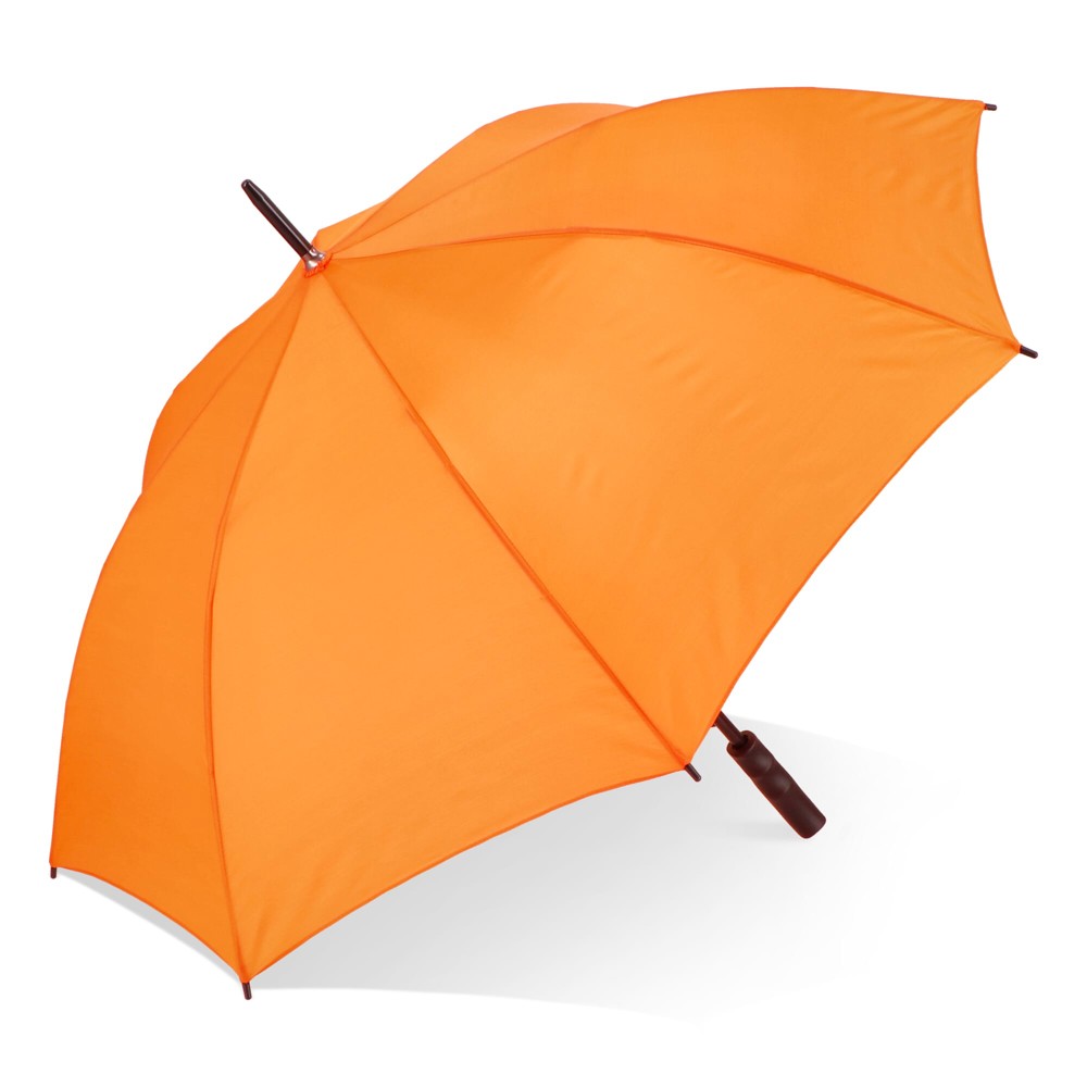 Bosco 190T Polyester 23" Stok paraplu Auto open - oranje