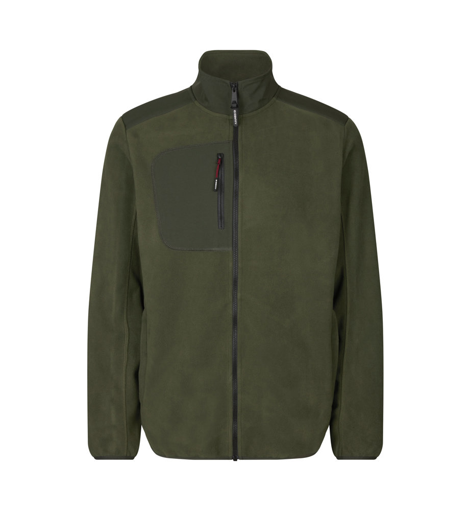 Bonded fleece jas - Olijf (C-570)