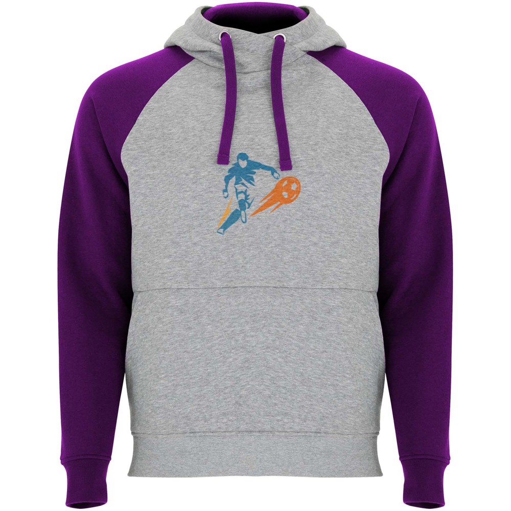 Badet 280 g/m² tweekleurige kinderhoodie