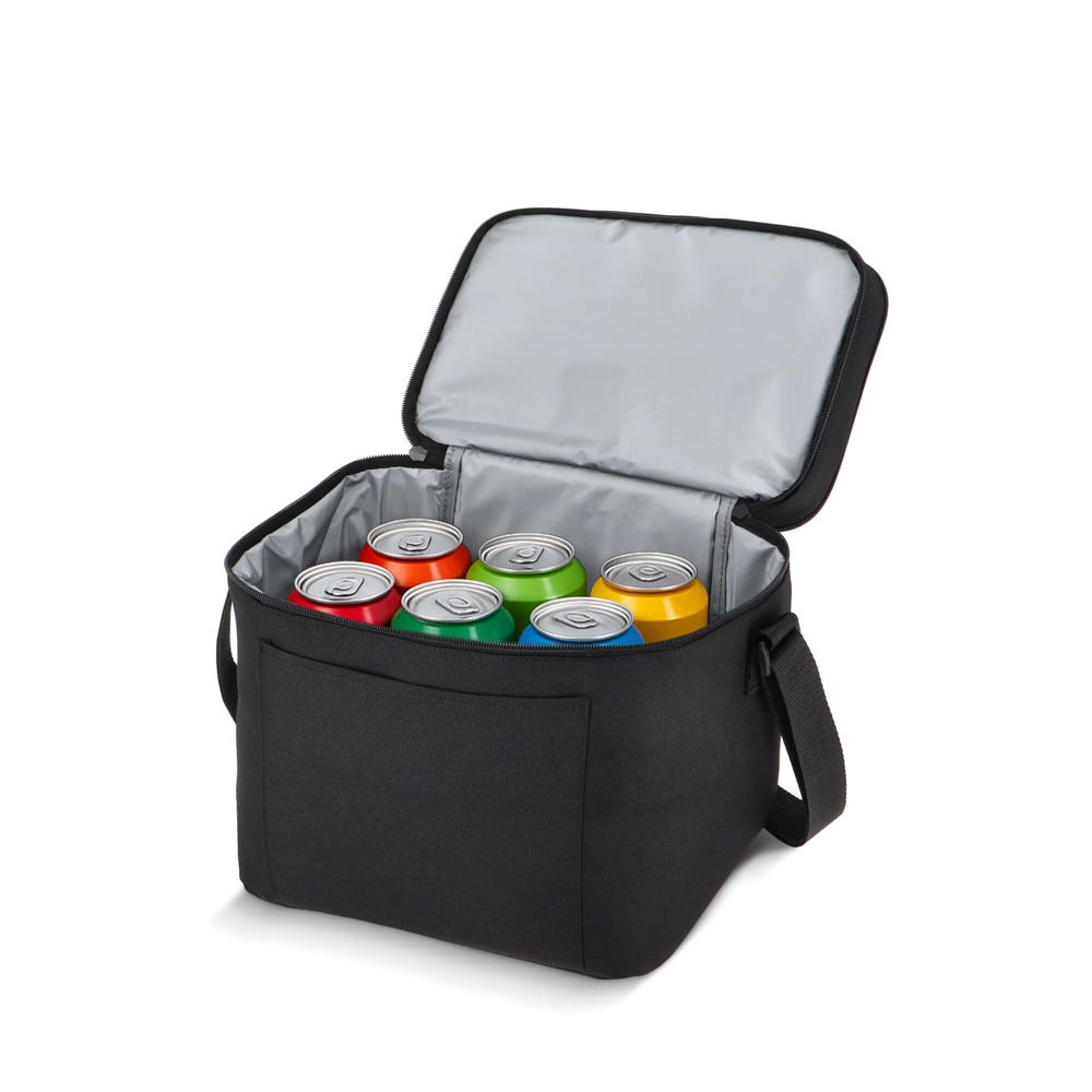 600D gerecycled PET koeltas met twee vakken 30 x 20 x 24 cm 12 L