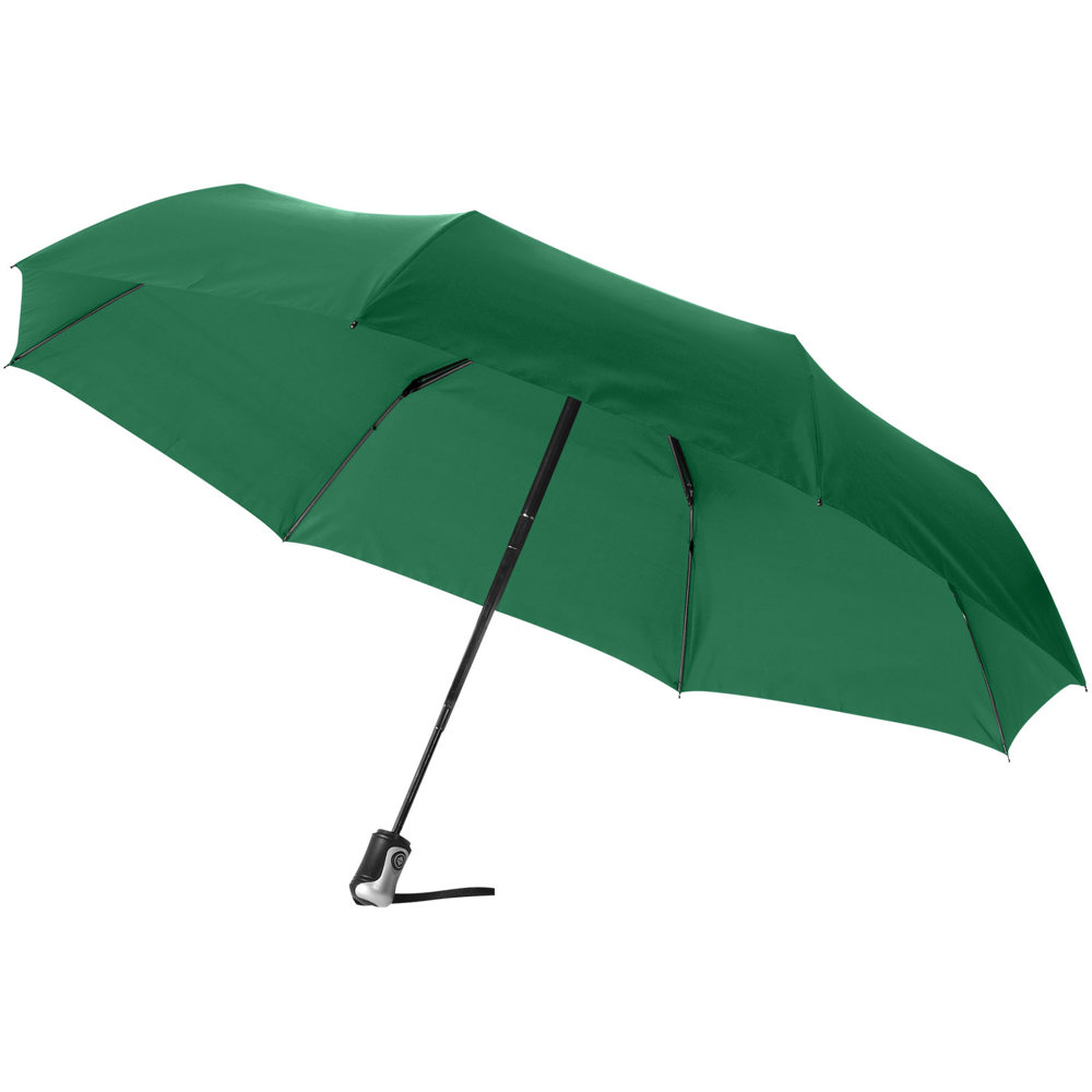 Alex 21,5'' opvouwbare automatische paraplu - groen