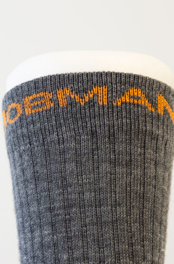 Jobman - 9598 Merino Sock Heavy Donkergrijs/Zwart 37
