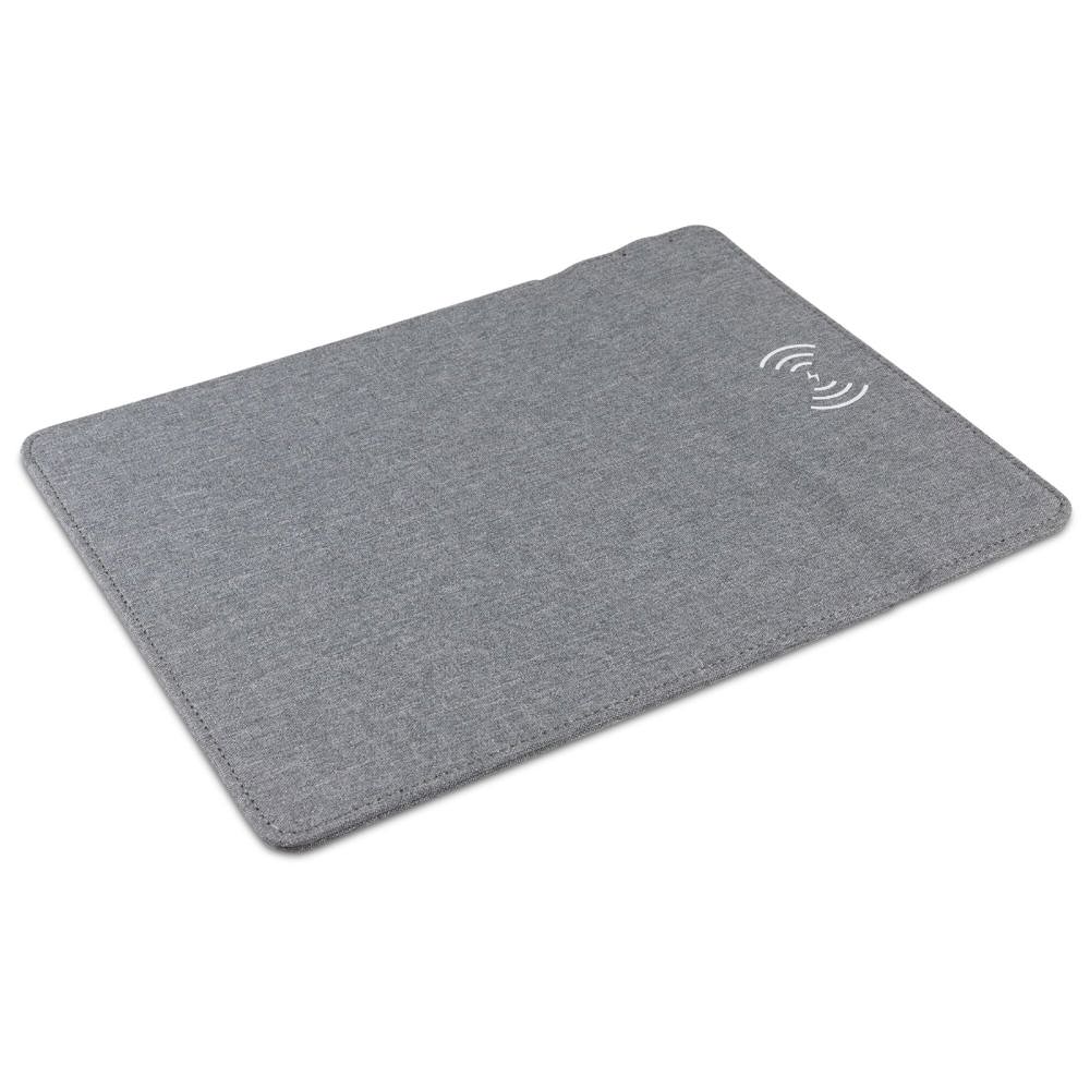 Muismat met draadloos oplaadstation 5W - grijs
